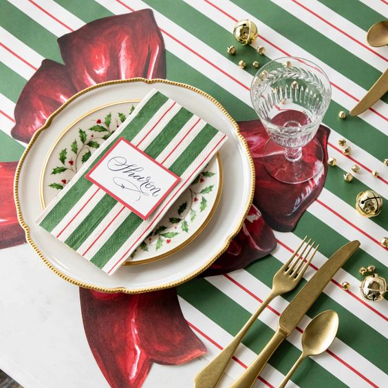 Die-Cut Bow Placemats - Hester & Cook