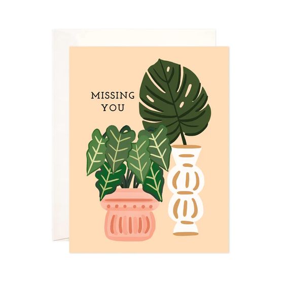 Missing You Card