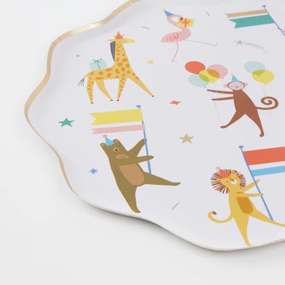 Animal Parade Dinner Plates - Meri Meri
