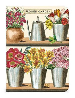 3 Mini Notebooks: Garden - Cavallini & Co.