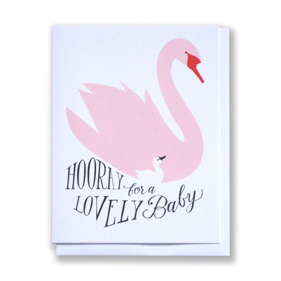 Hooray For A Lovely Baby Card