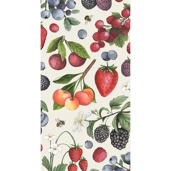 Hank & Sylvie's - Wild Berry Guest Napkin - Hester & Cook