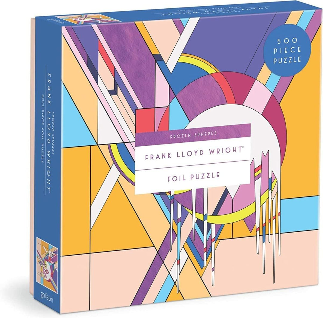 Frank Lloyd Wright Frozen Spheres Foil Puzzle 500pc