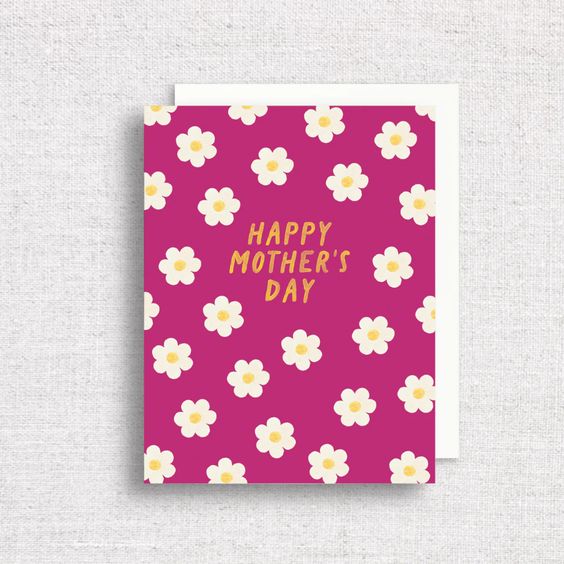 Daisy Mother's Day Greeting Card