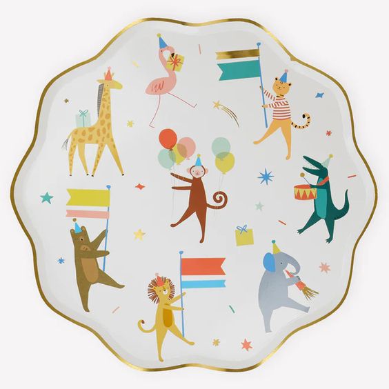 Animal Parade Dinner Plates - Meri Meri