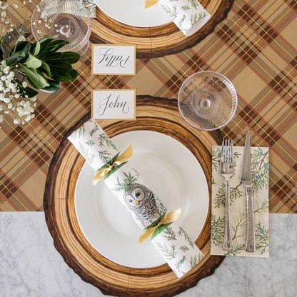 Autumn Plaid Runner - 20" x 25'