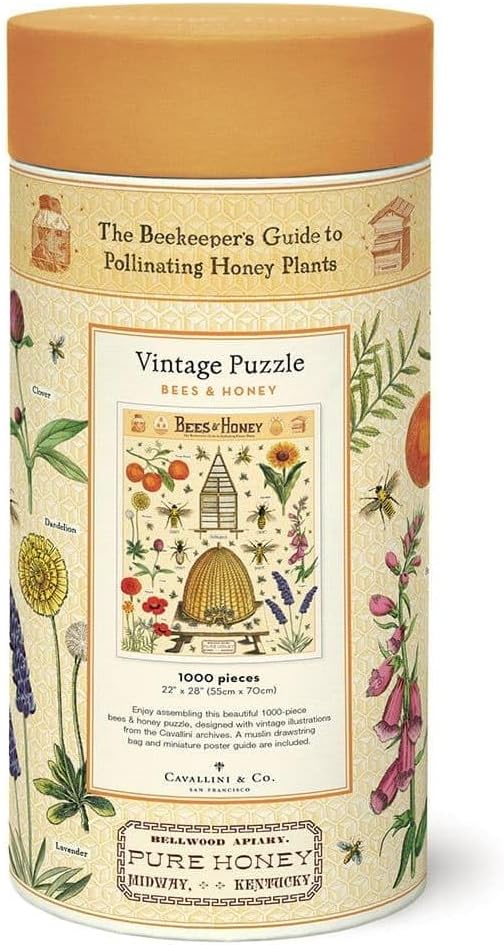 Bees & Honey Vintage 1000 Piece Puzzle