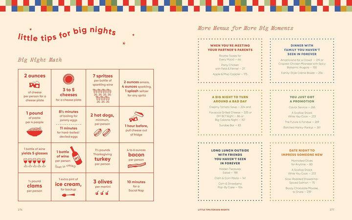 Big Night: Dinners, Parties, and Dinner Parties