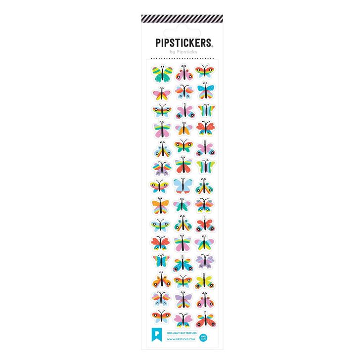 Pipsticks Brilliant Butterflies Stickers