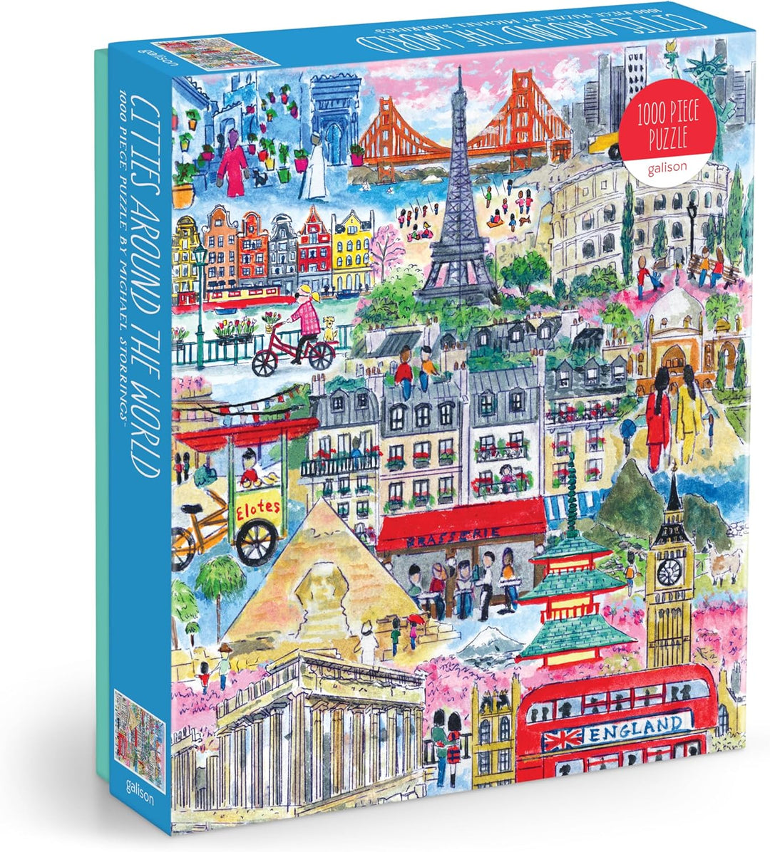 Cities Around The World 1000pc Puzzle