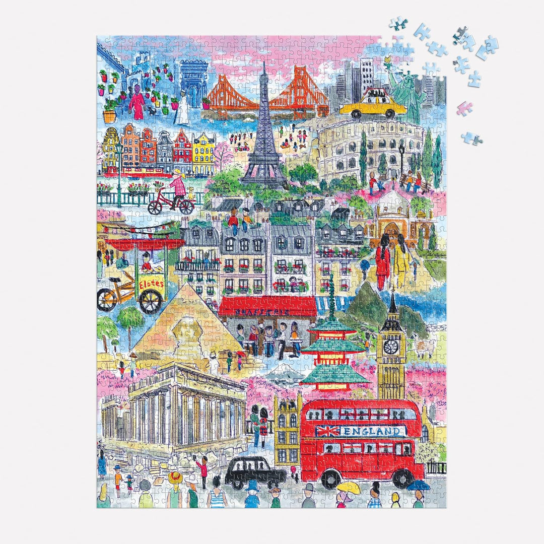 Cities Around The World 1000pc Puzzle