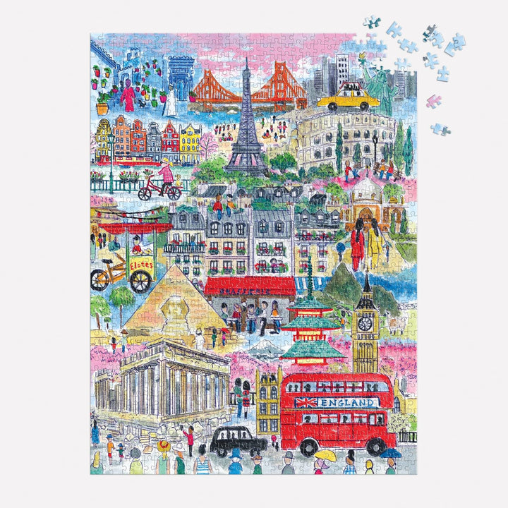 Cities Around The World 1000pc Puzzle