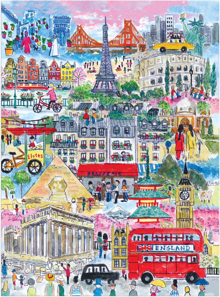 Cities Around The World 1000pc Puzzle