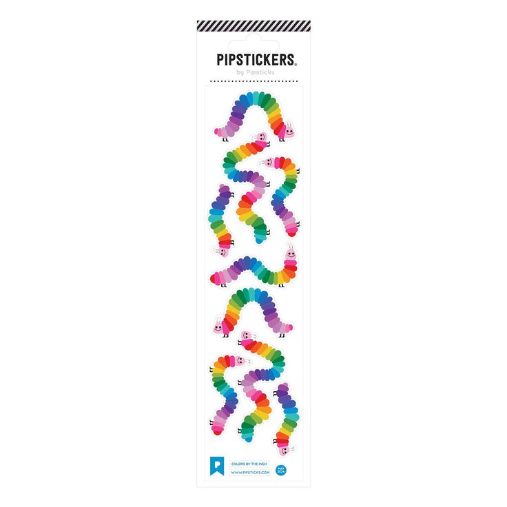 Pipsticks Colors By The Inch Stickers