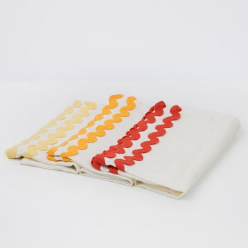 Colourful Ricrac Fabric Napkins