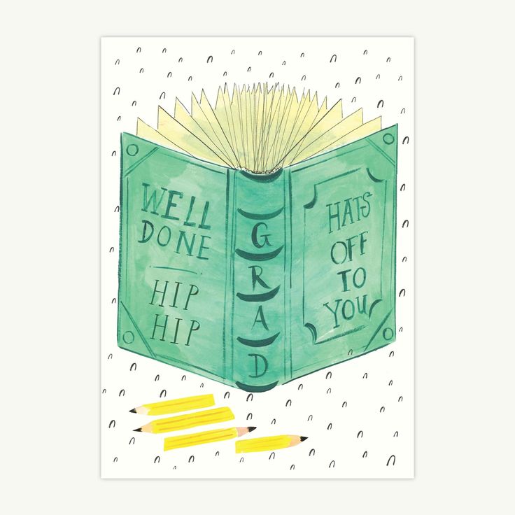 Crack the Book- Graduation Greeting Card