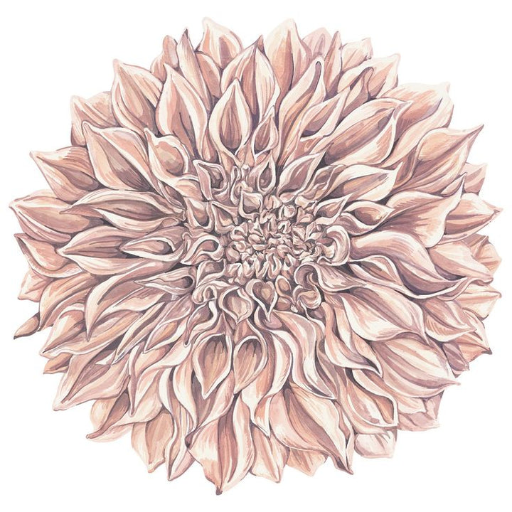 Die-cut Dahlia Paper Placemat