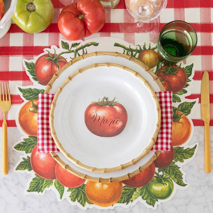 Die-Cut Tomato Placemat