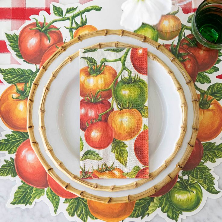 Die-Cut Tomato Placemat