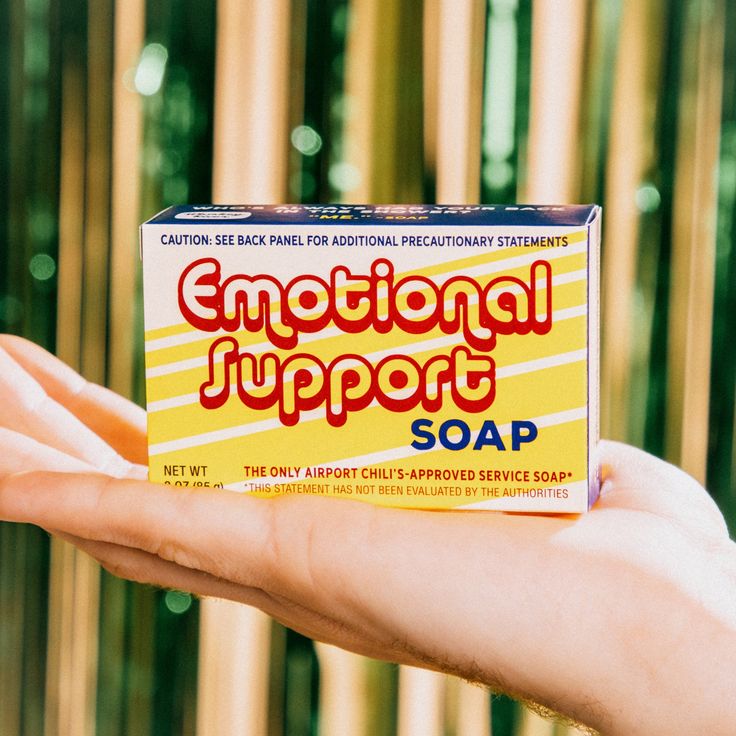Emotional Support Soap - Triple Milled Bar Soap