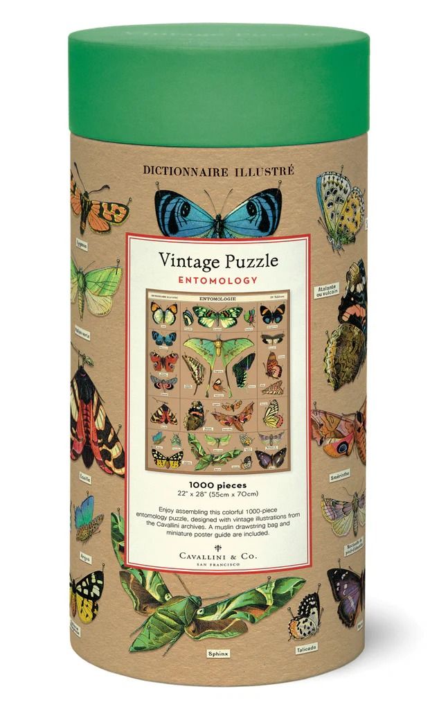 Entomology Vintage 1000pc Puzzle
