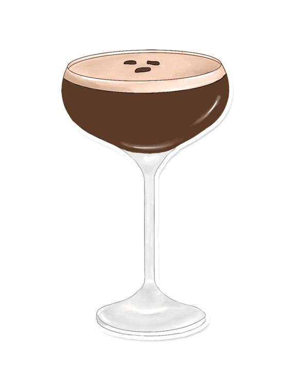 Espresso Martini Sticker