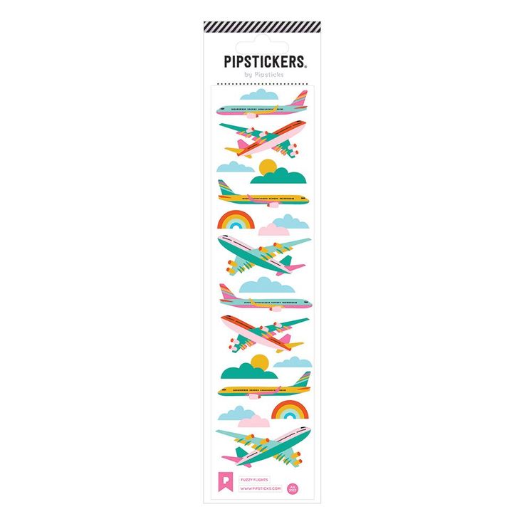 Pipsticks Fuzzy Flights Stickers