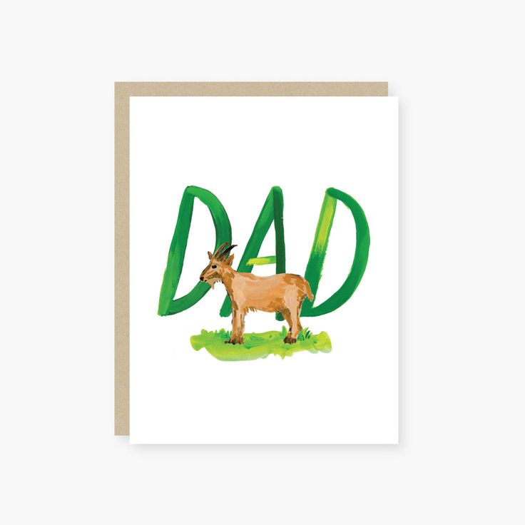 GOAT Father's Day Card