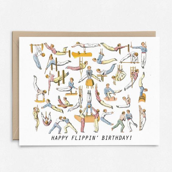 Happy Flippin' Birthday Card