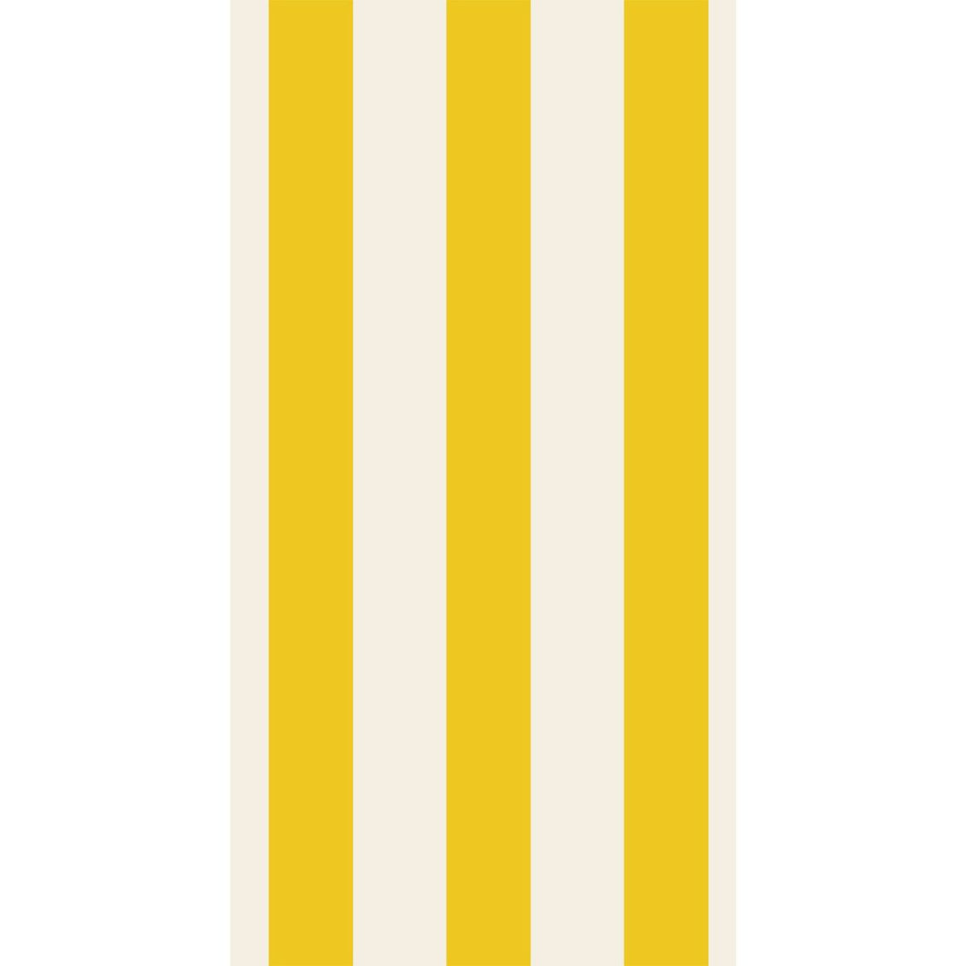 Pattern of vertical yellow stripes on a white background