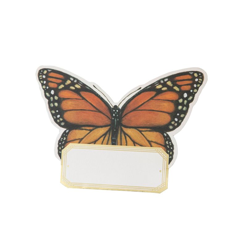 Monarch Butterfly Place Card