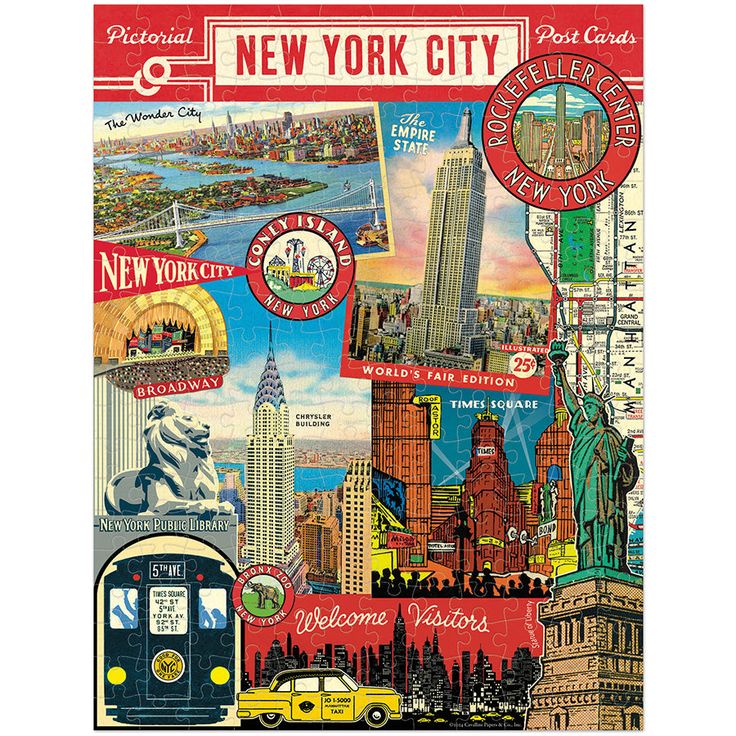 New York City 240pc Mini Puzzle