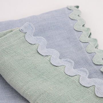 Pastel Ricrac Fabric Napkins