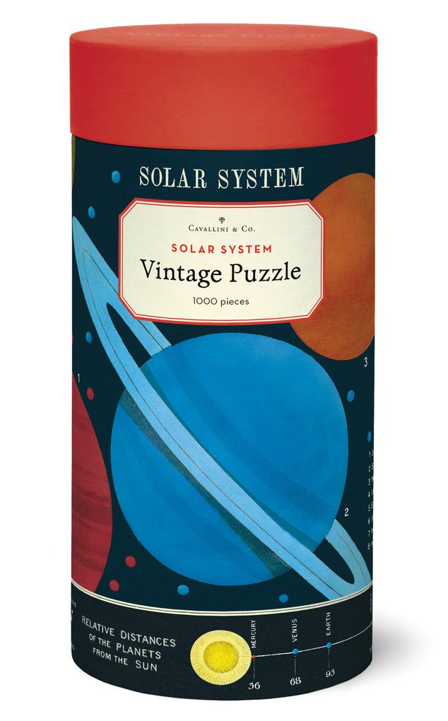 Solar System Vintage 1000pc Puzzle
