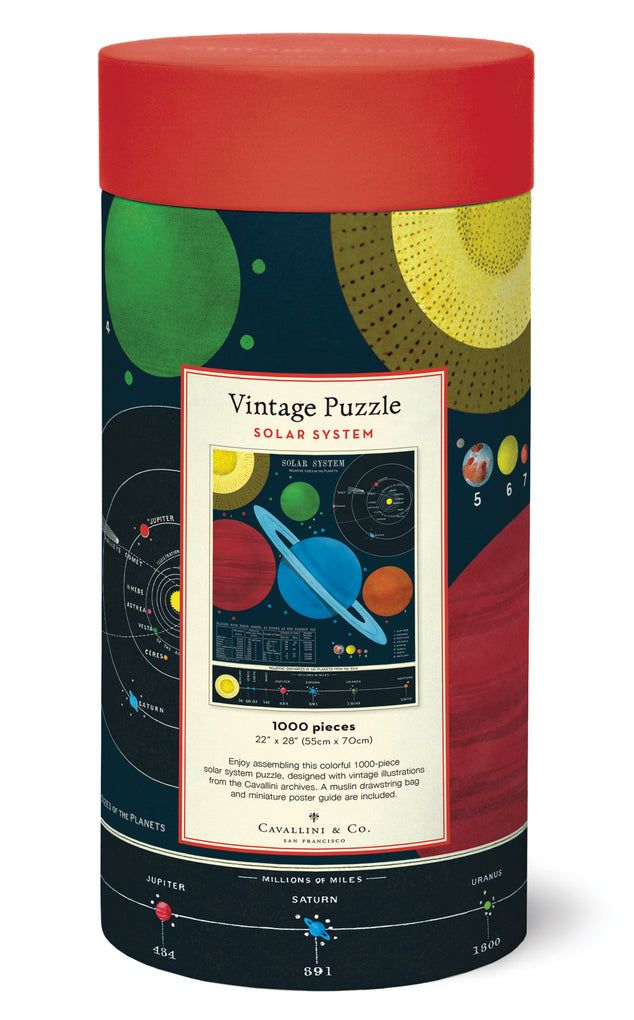 Solar System Vintage 1000pc Puzzle