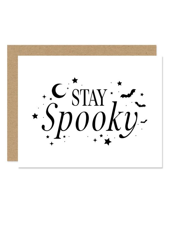 Stay Spooky Halloween Greeting Card