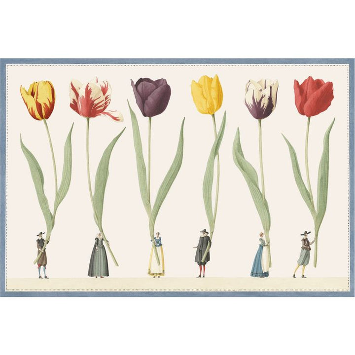 Tulip Parade Paper Placemat