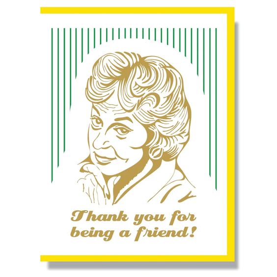RIP Bea Arthur Thank You Card