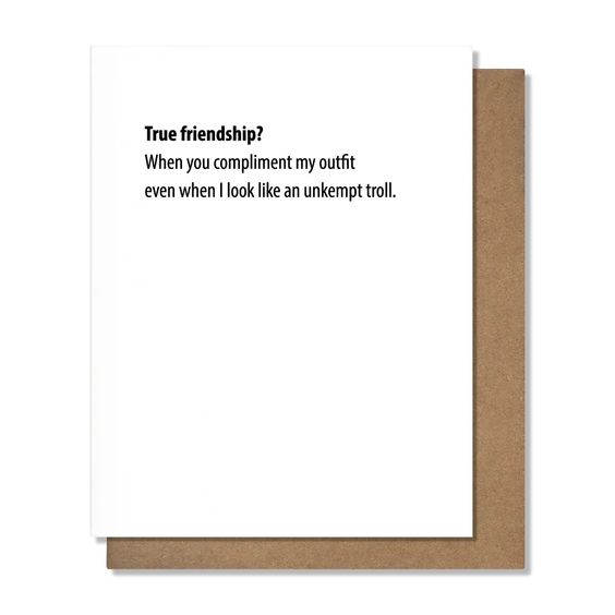 True Friendship Card - Hank & Sylvie's