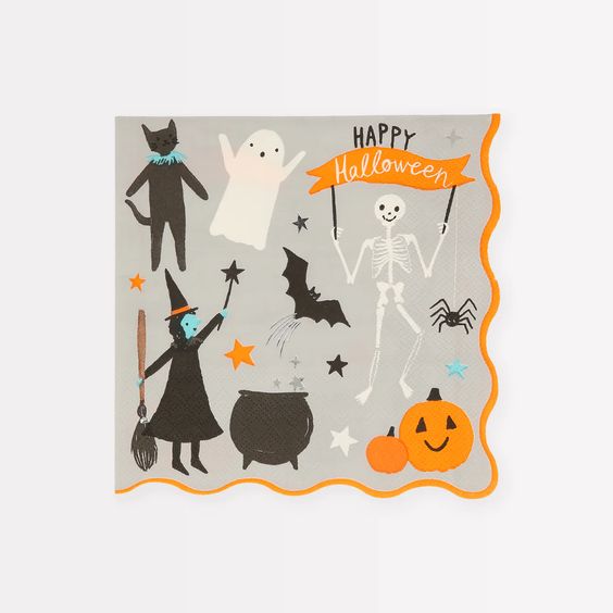Happy Halloween Large Napkins - Meri Meri