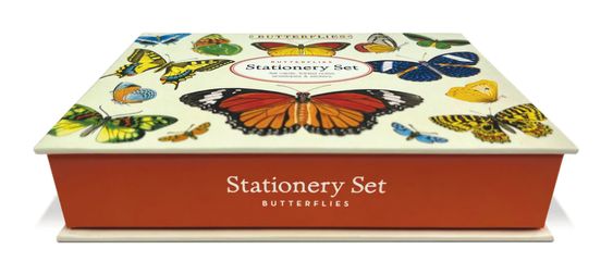 Hank & Sylvie's - Butterflies Stationery Set - Cavallini & Co.