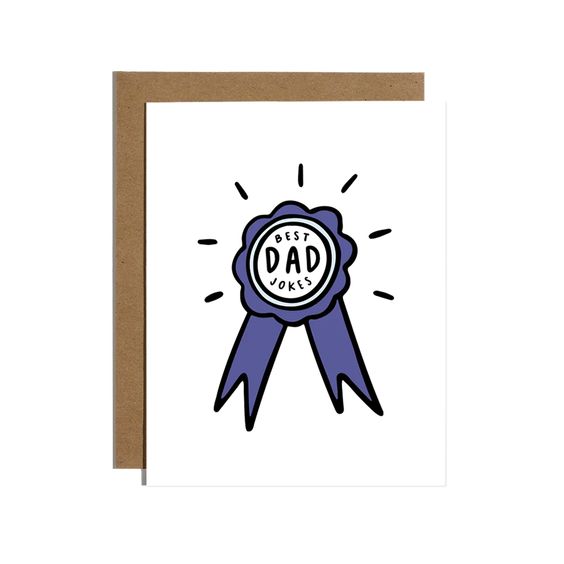 Dad Jokes Father's Day Card