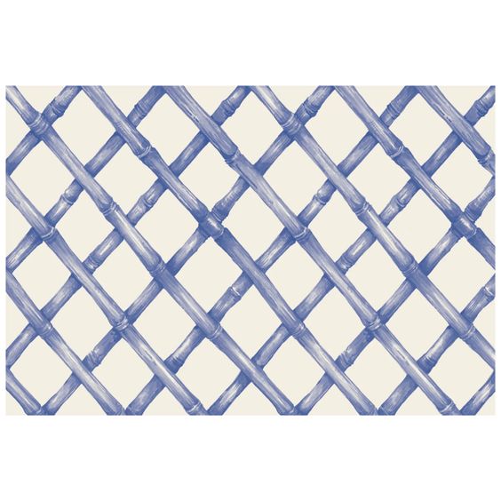 Hank & Sylvie's - Blue Lattice Placemat - Hester & Cook