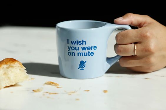 Hank & Sylvie's - On Mute Mug - Pretty Alright Goods