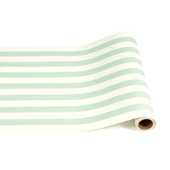 Seafoam Classic Stripe Table Runner