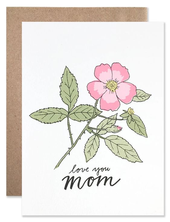 Love You Mom Card