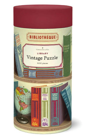 Library Vintage 1000 Piece Puzzle - Cavallini & Co.