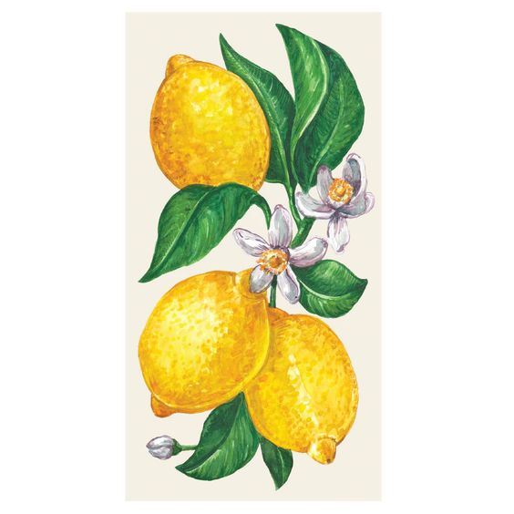 Lemons Guest Napkin