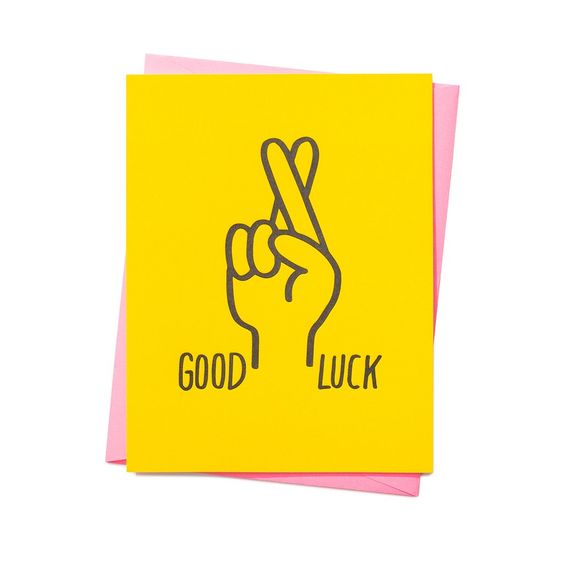 Good Luck Crossed Fingers