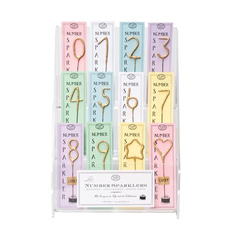 Mini Gold Sparklers 4"